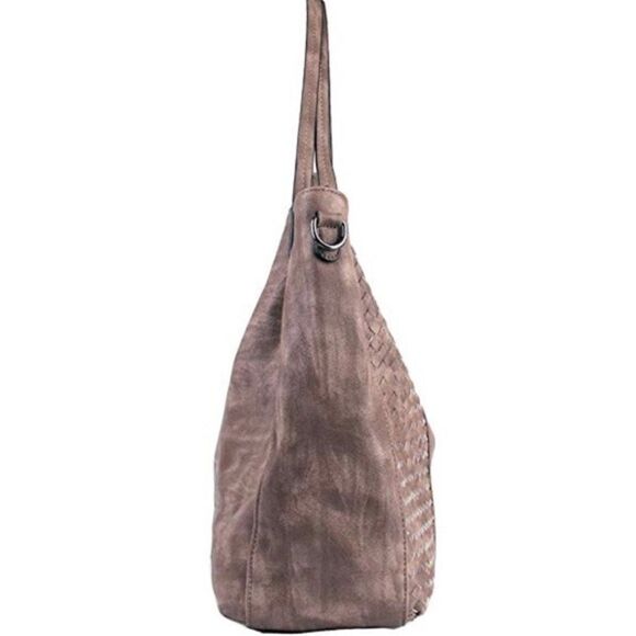 New Top Handle Leather Satchel Bag - Picture 6 of 8